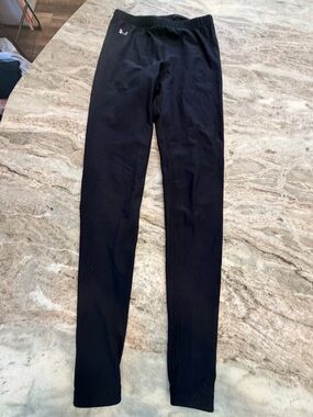 Under Armour Black Leggings Small Athletic Workout Pants Stretch Activewear